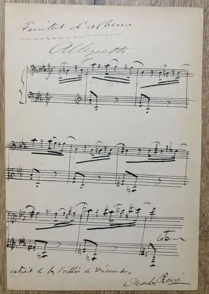 COLLIN (Charles-René) (1827-1911). Organiste et compositeur - Lot 62