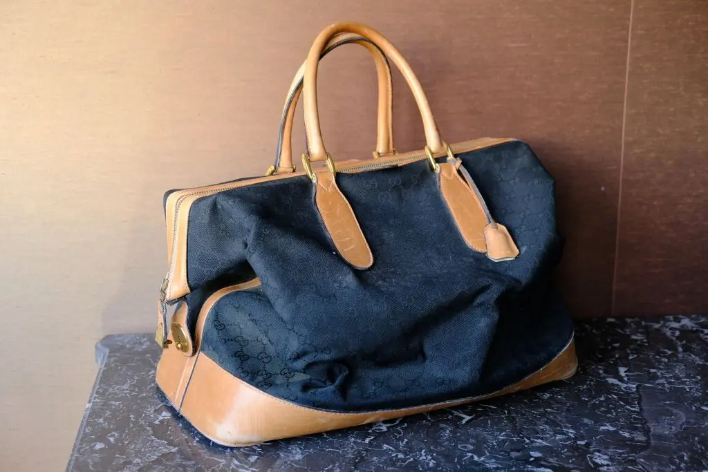 GUCCI Vintage sports or weekend bag, unisex Gucci GG Jacquard Doctor
