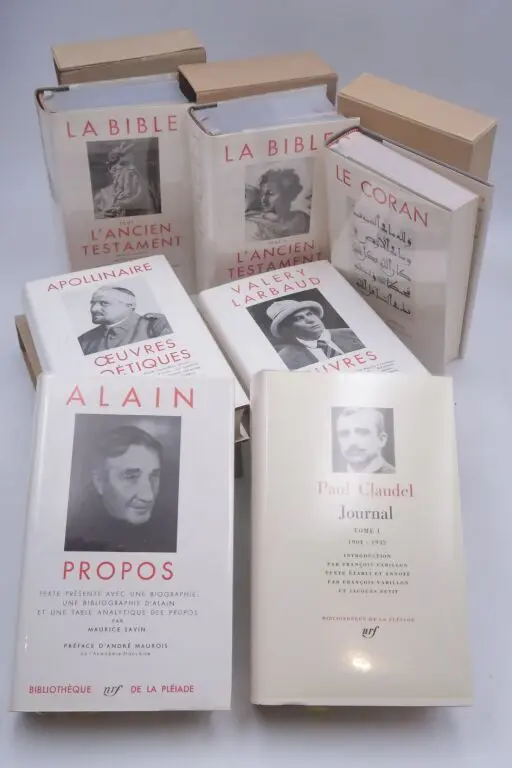 [PLEIADE]. ALAIN; APOLLINAIRE, Guillaume; CLAUDEL, Paul; and LARBAUD