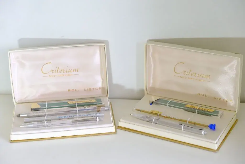 Two Blanzy-Conte-Gilbert Criterium watches. In their boxes and cases.