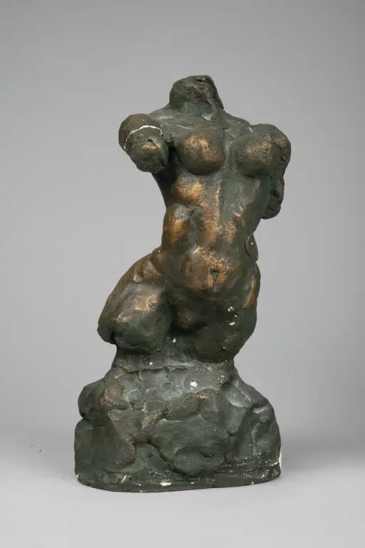 Paul HUBAY (1930–1994). Woman’s Torso, 1991. Patinated plaster. Signed