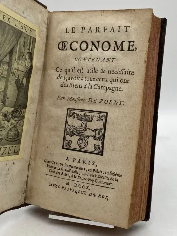 [SULLY, Maximilien de Béthune, Duke of]. *Le Parfait oeconome*. First