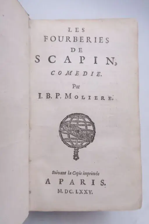 [ELZEVIR]. MOLIERE. Works: The Schemes of Scapin; Psyche; The Learned