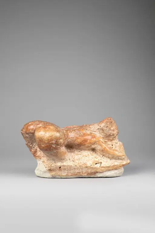 Paul HUBAY (1930–1994). Reclining Nude. Stone. Signed on the bottom.