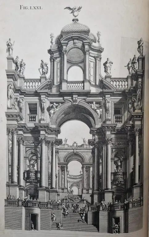 [ARCHITECTURE]. POZZO (Andrea). Rules and Examples of Perspective