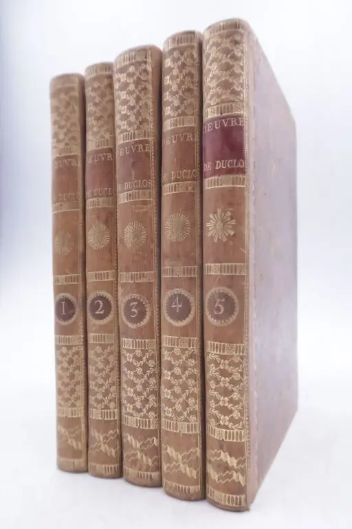 DUCLOS, Charles Pinot. Moral and Romantic Works. Paris, Published