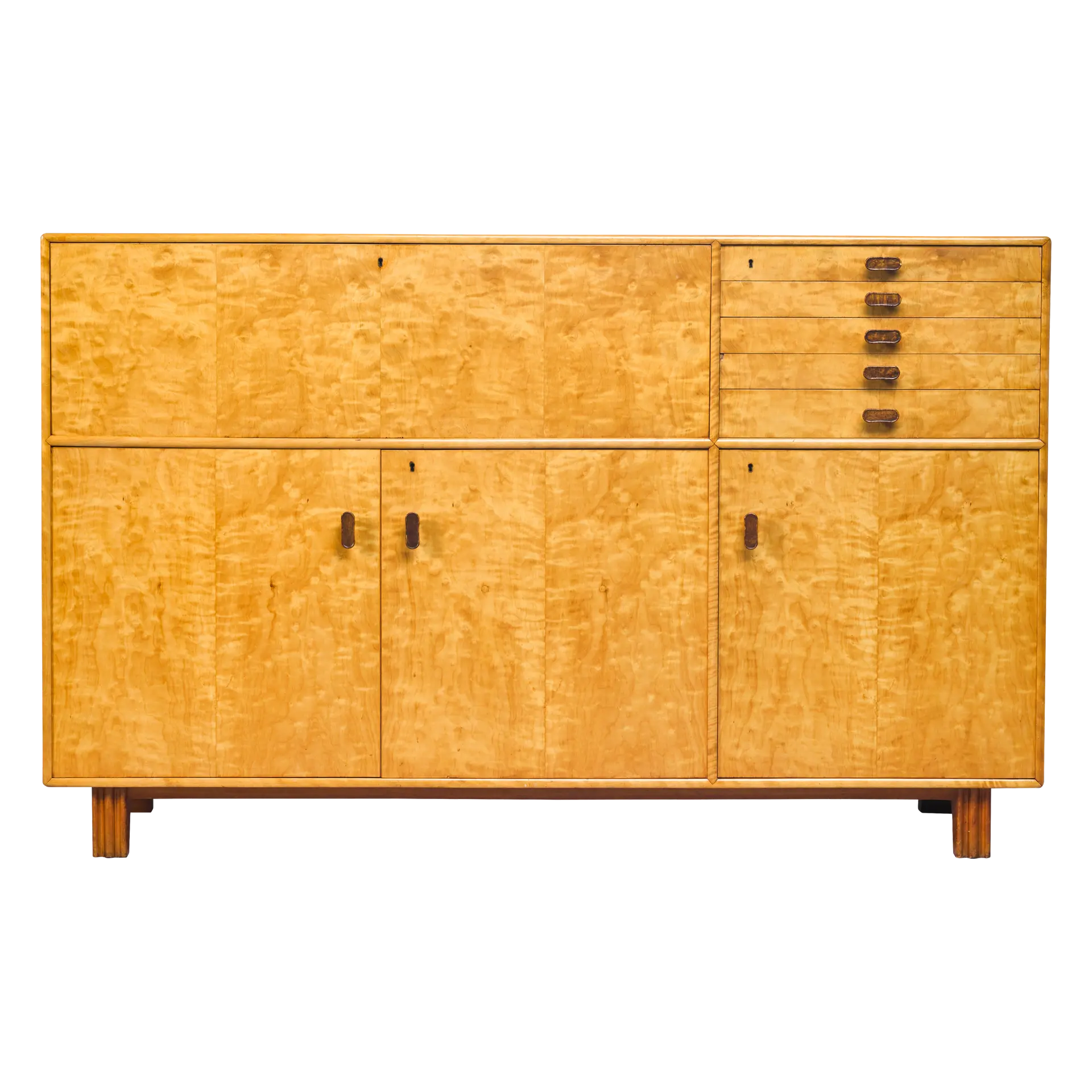 Birch Veneered Cabinet