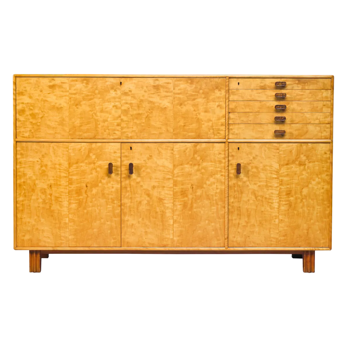 Birch Veneered Cabinet