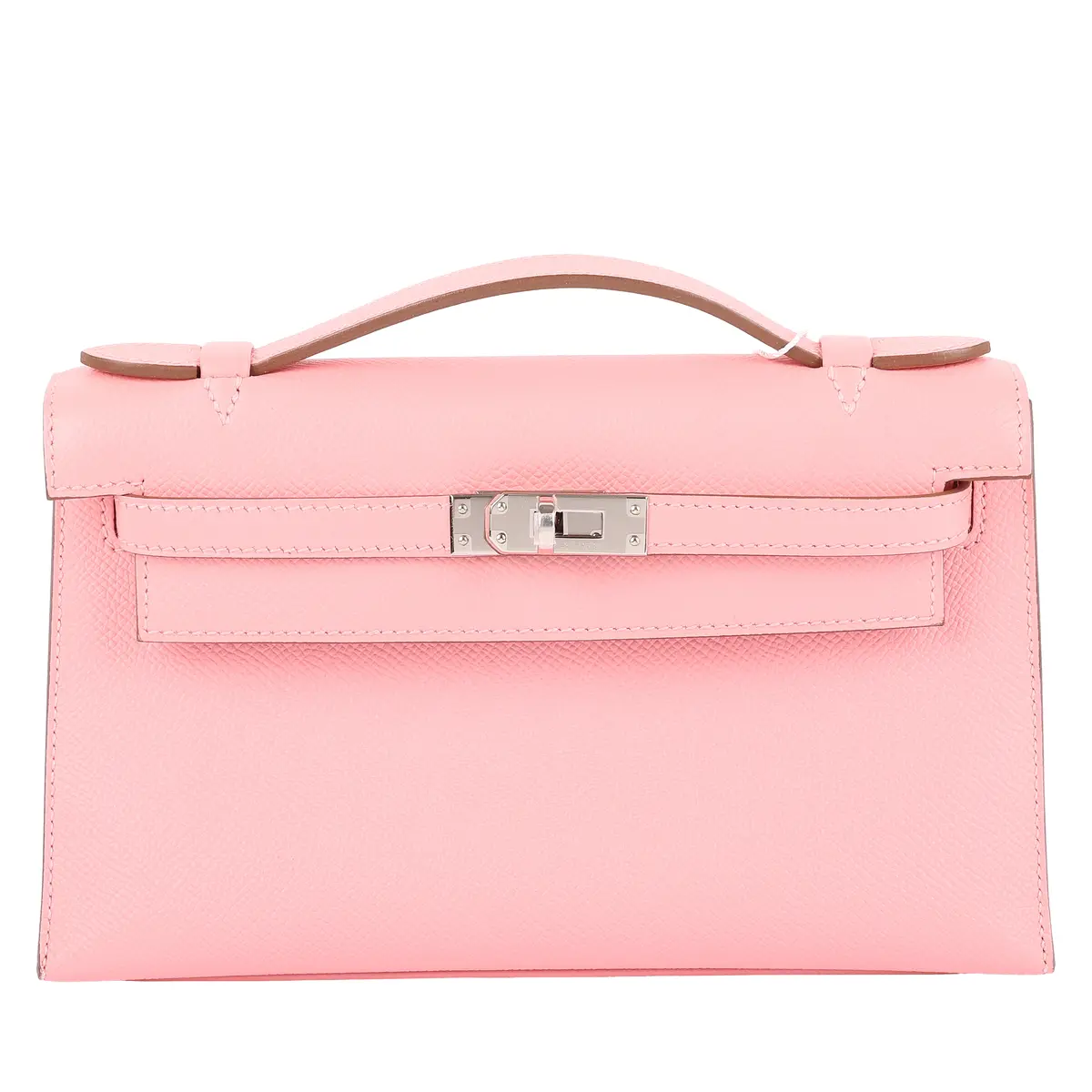 Rose Confetti Epsom Kelly Pochette Palladium Hardware, 2015