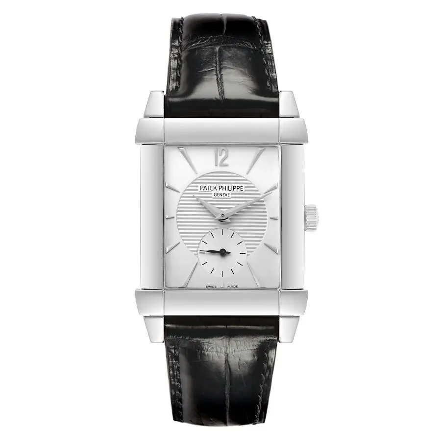 Gondolo (Reference 5111G-001). A 47.5mm white gold manual wind wristwatch. 2006