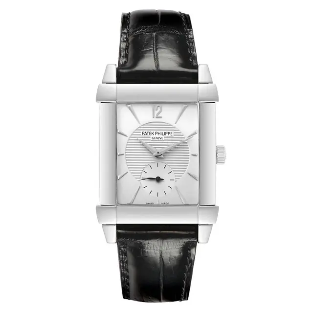 Gondolo (Reference 5111G-001). A 47.5mm white gold manual wind wristwatch. 2006