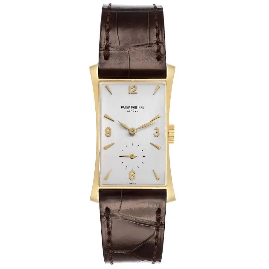Vintage Patek Philippe Hour Glass (Reference 1593). A 39mm yellow
