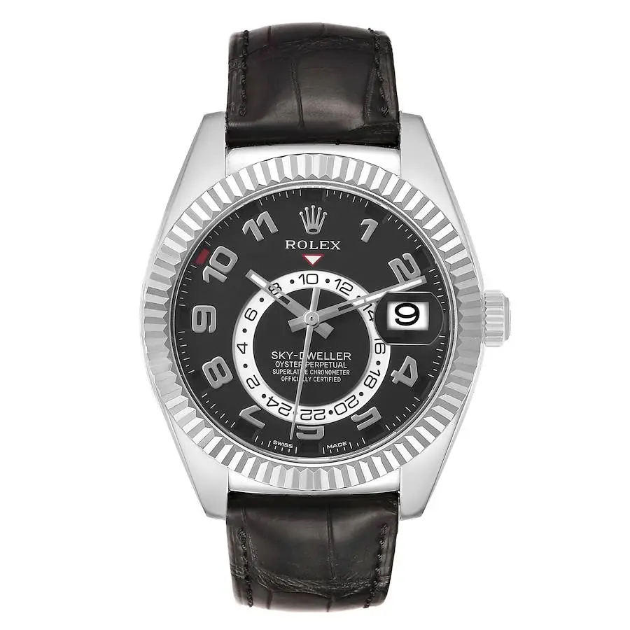 Sky-Dweller (Reference 326139). A 42mm white gold automatic wristwatch