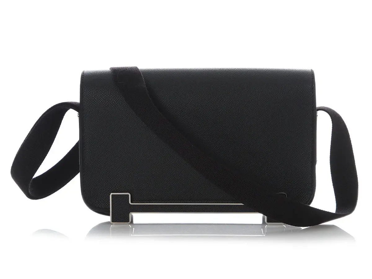 Black Epsom Geta Slim Palladium Hardware, 2026