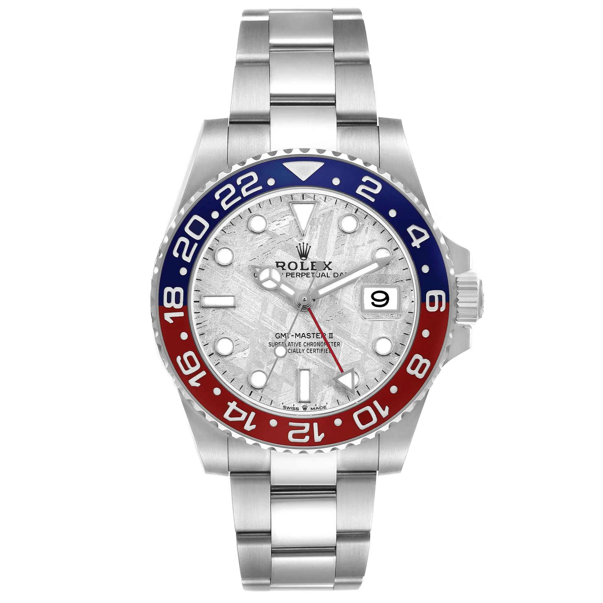 GMT-Master II 'Pepsi' Meteorite Dial (Reference 126719BLRO). A 40mm