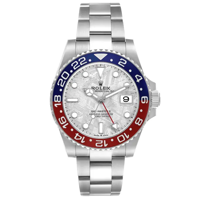 GMT-Master II 'Pepsi' Meteorite Dial (Reference 126719BLRO). A 40mm