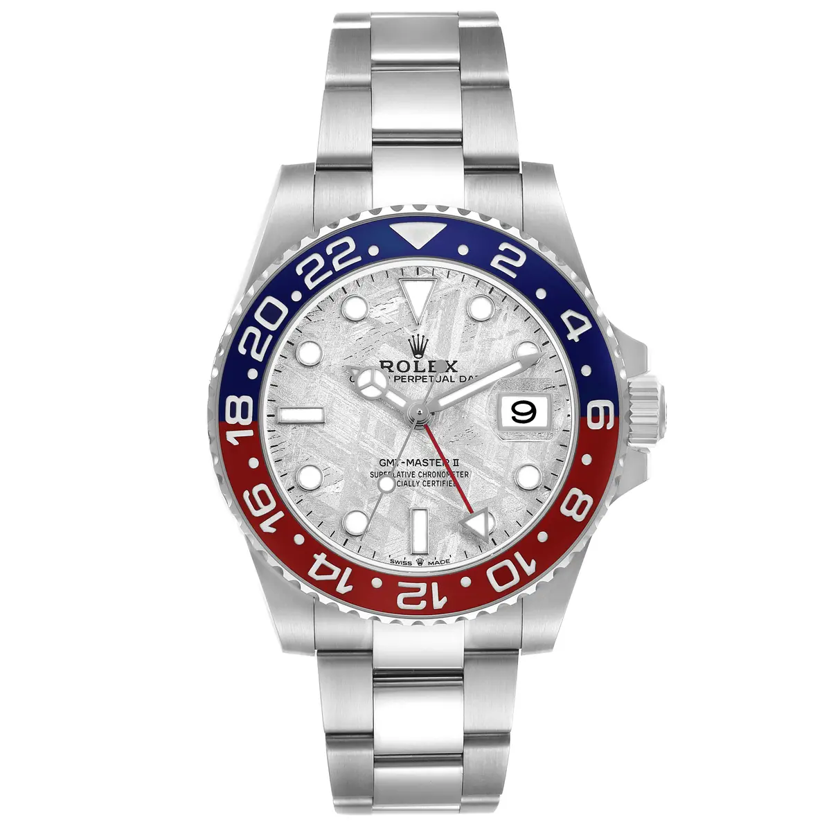 GMT-Master II 'Pepsi' Meteorite Dial (Reference 126719BLRO). A 40mm