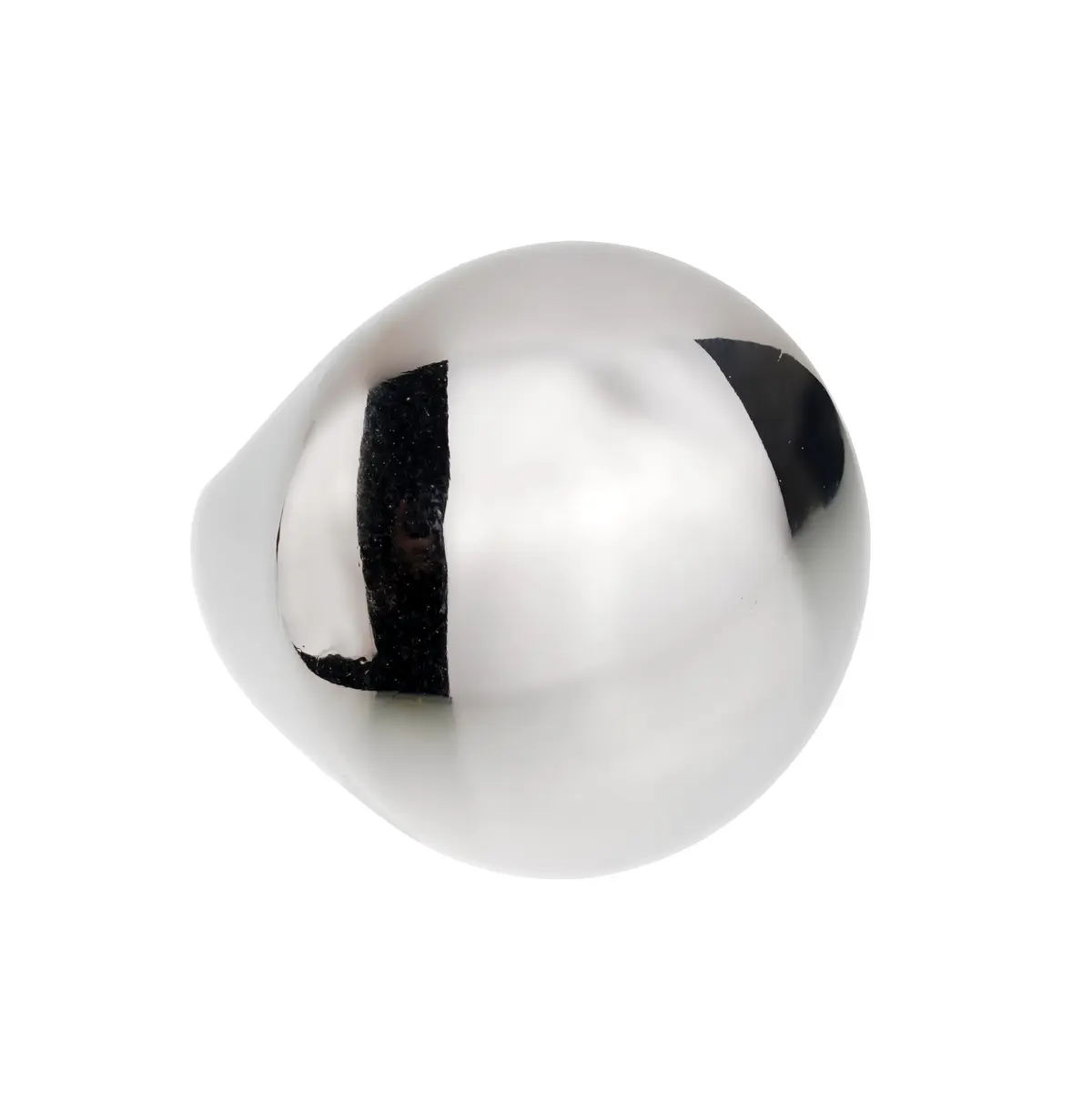 White Gold Bombé Ring