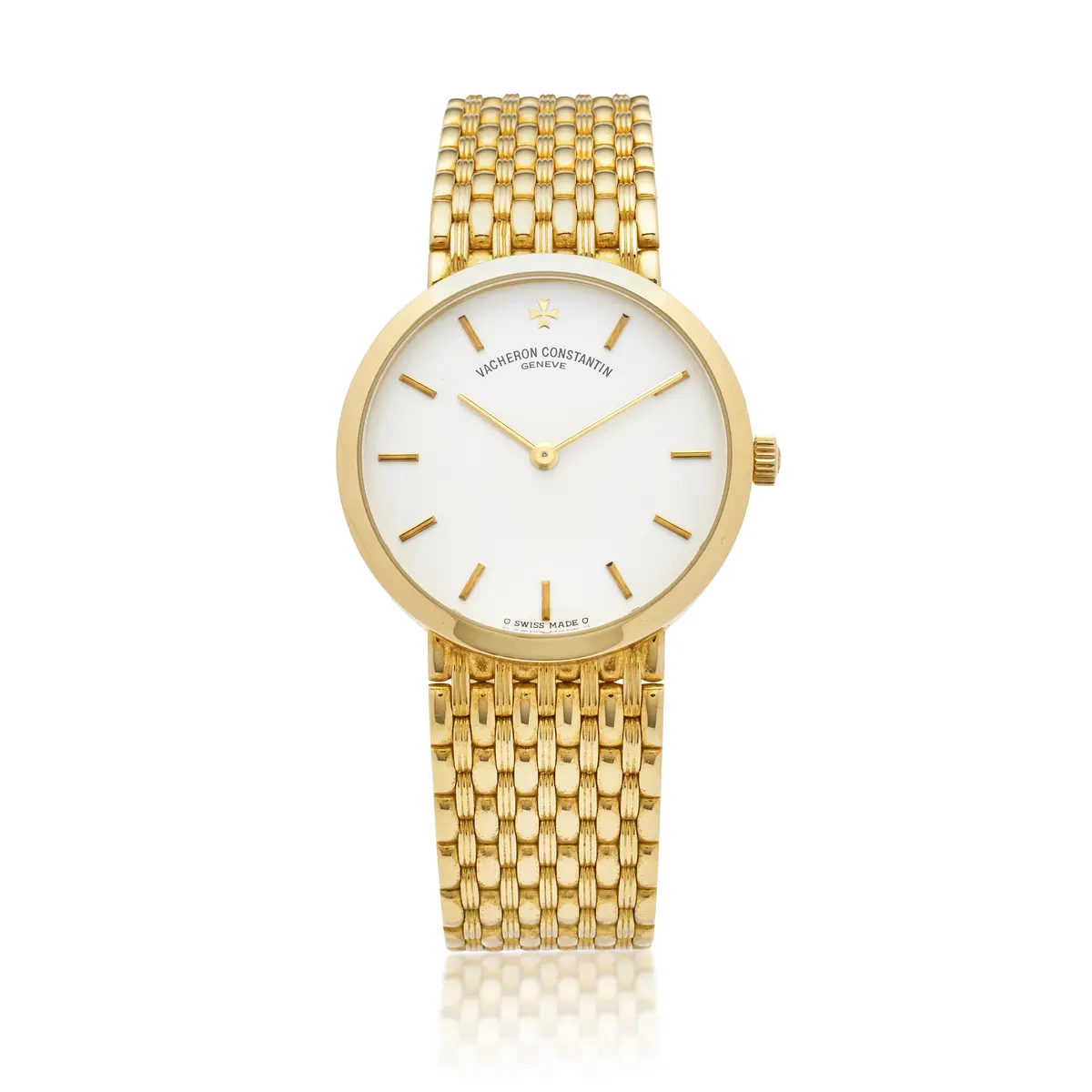 Patrimony (Reference 31193/454J-8796). A 31.5mm yellow gold manual