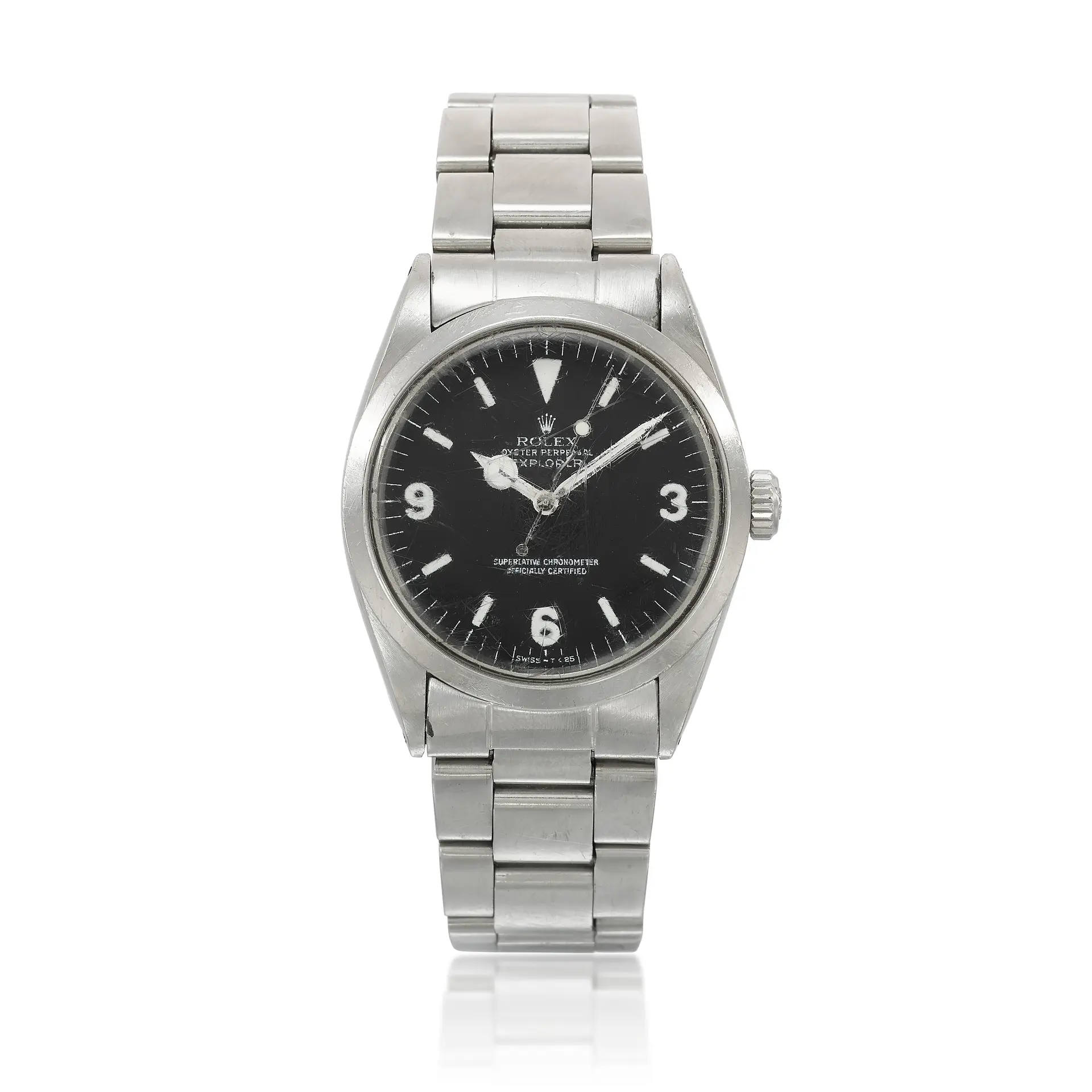 Explorer (Reference 1016). A 36mm stainless steel automatic wristwatch.