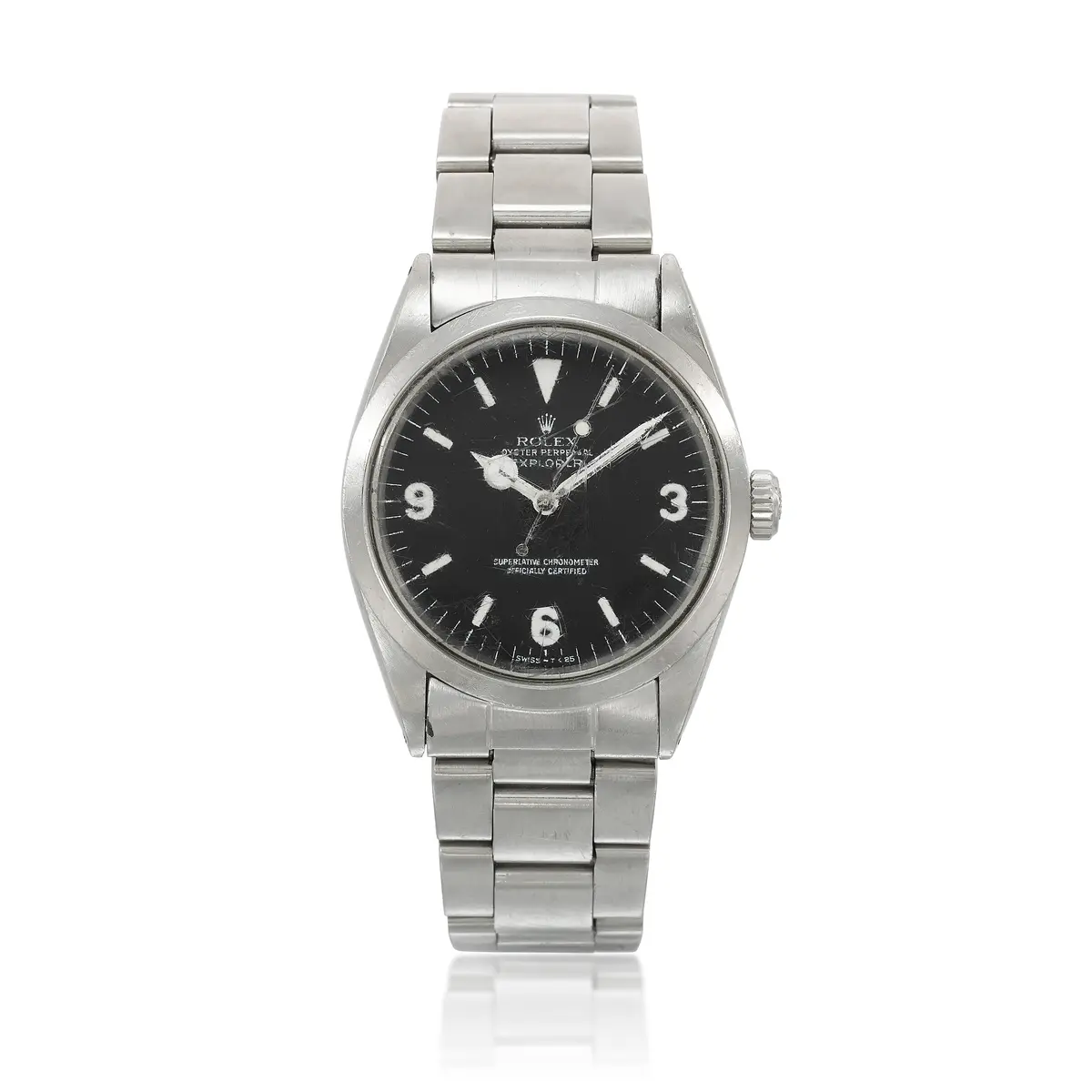 Explorer (Reference 1016). A 36mm stainless steel automatic wristwatch.