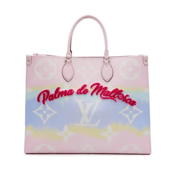 Multicolor Tie Dye Monogram Giant Canvas Palma de Mallorca Onthego