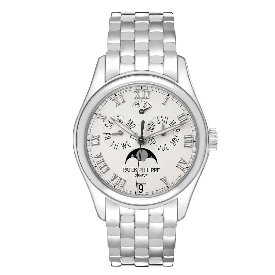 Complications (Reference 5036/1G-013). A 36.5mm white gold automatic