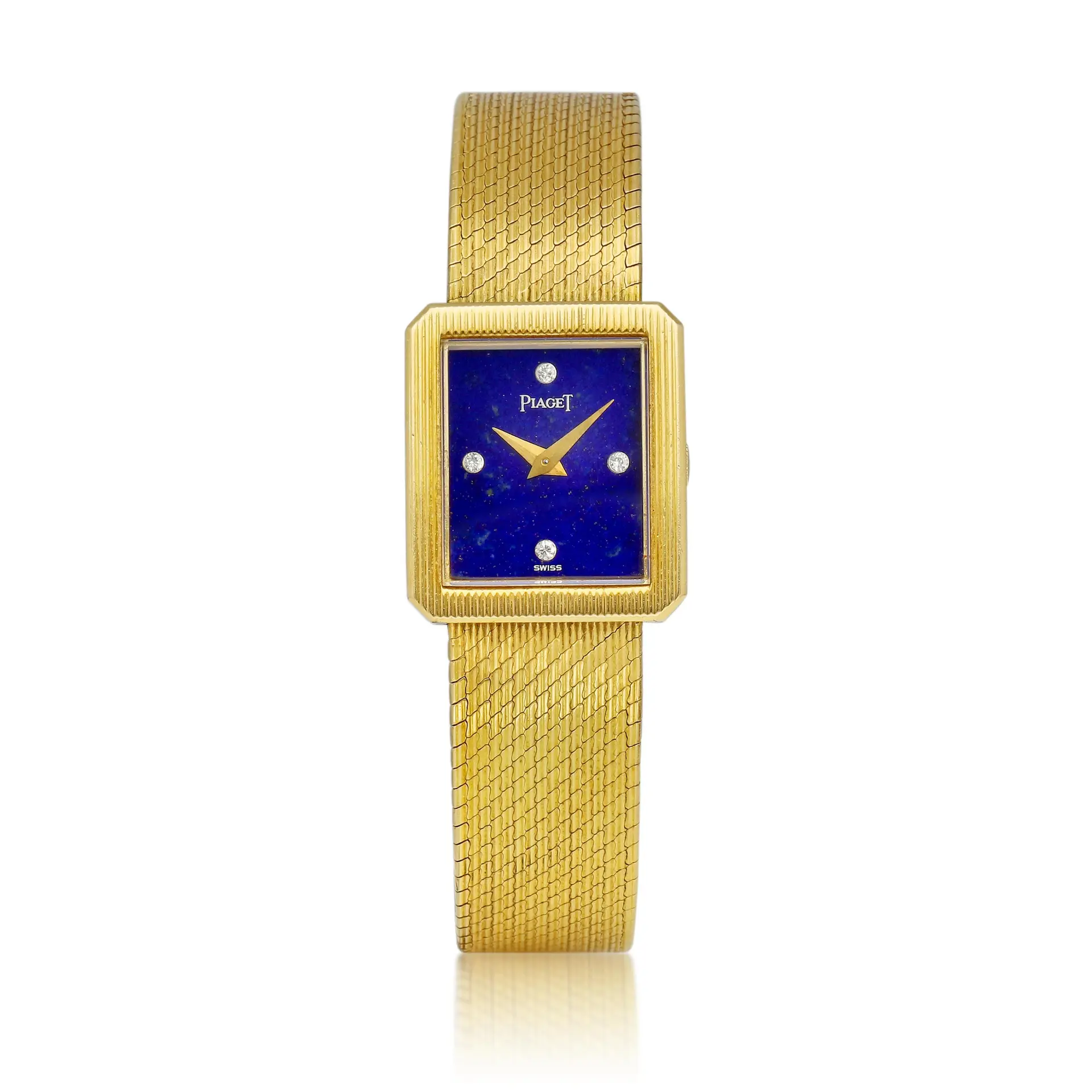 Protocole (Reference 4154B12). A 22.5mm yellow gold and diamond-set