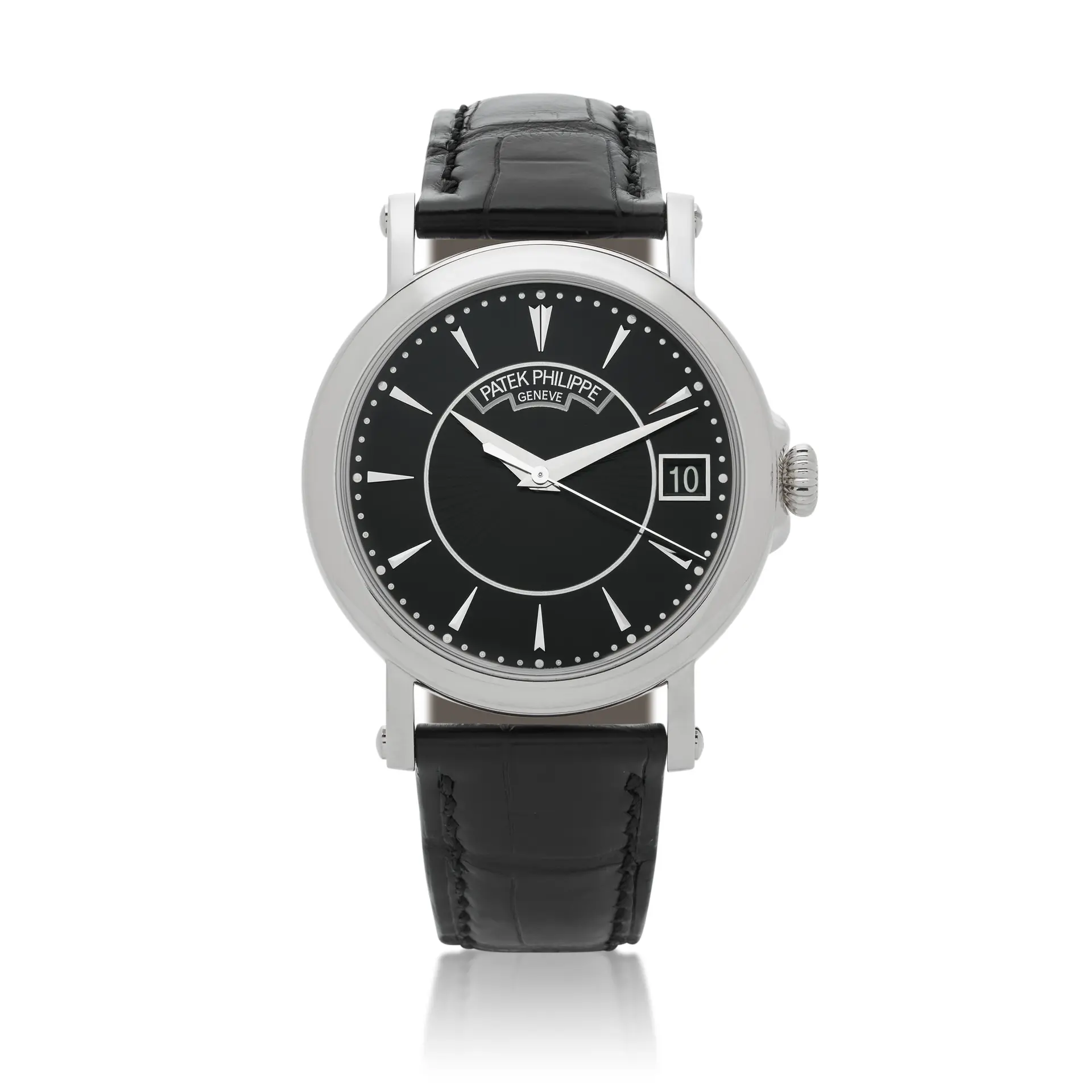 Calatrava (Reference 5153G-001). A 38mm white gold automatic wristwatch