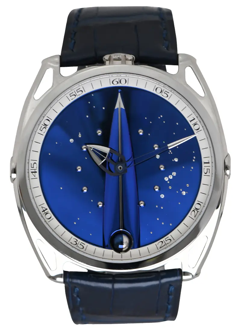 DB28 Skybridge (Reference DB28CES). A 45mm titanium manual wind wristwatch