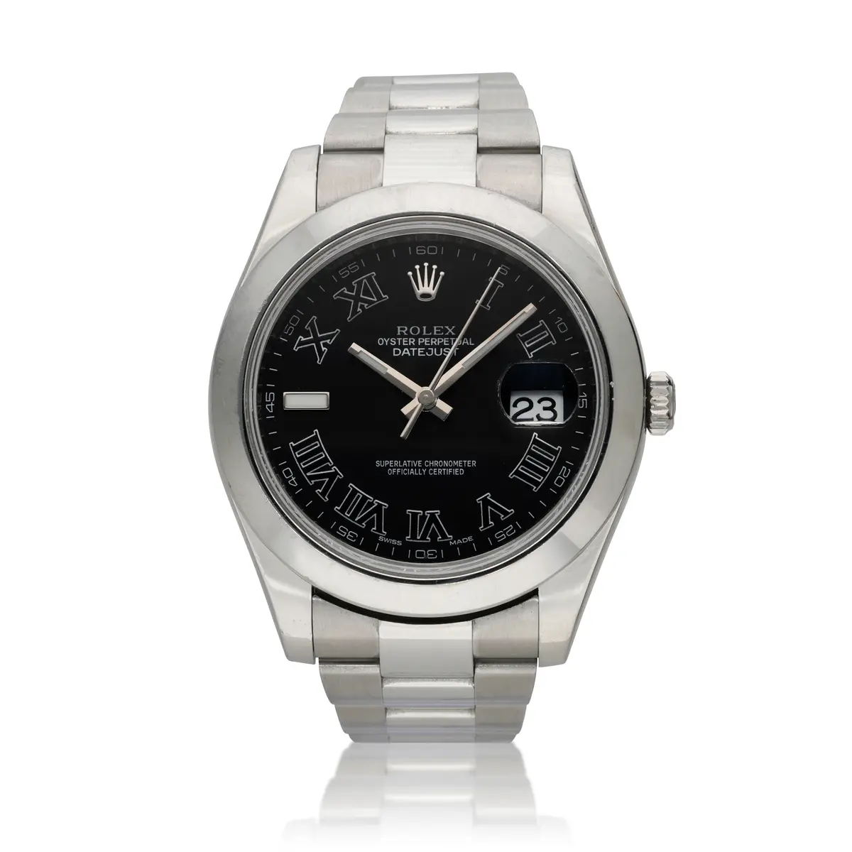 Datejust (Reference 116300). A 41mm stainless steel automatic wristwatch