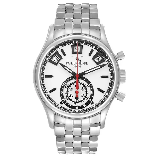 Complications (Reference 5960/1A-001). A 40mm stainless steel automatic