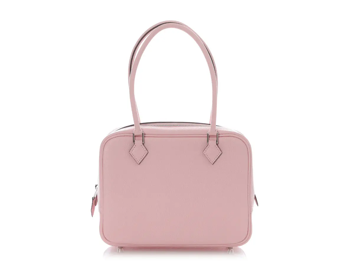 Rose Sakura Chèvre Mysore Mini Plume Palladium Hardware, 2026