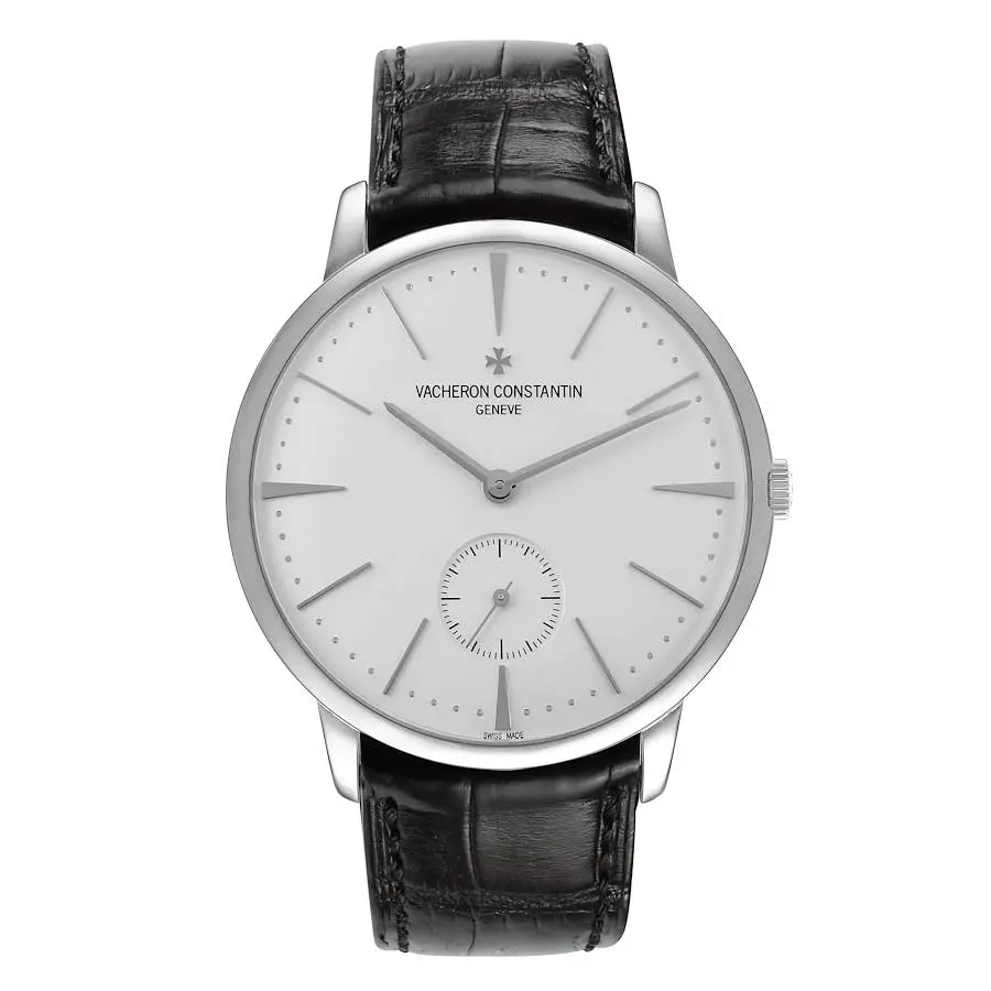 Patrimony (Reference 1110U/000G-B086). A 42mm white gold manual wind