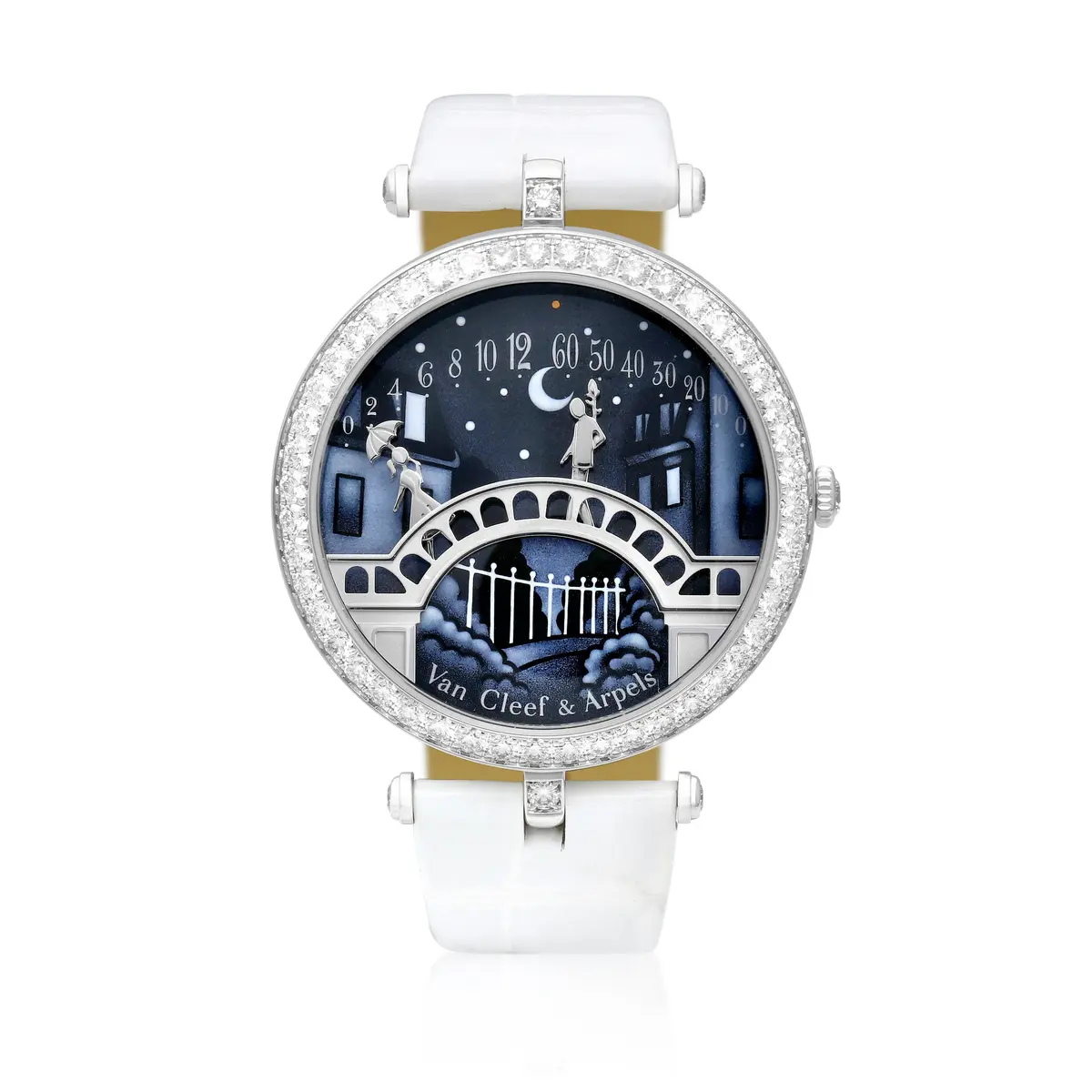 Lady Arpels 'Pont des Amoureux' (Reference 3480170). A white gold