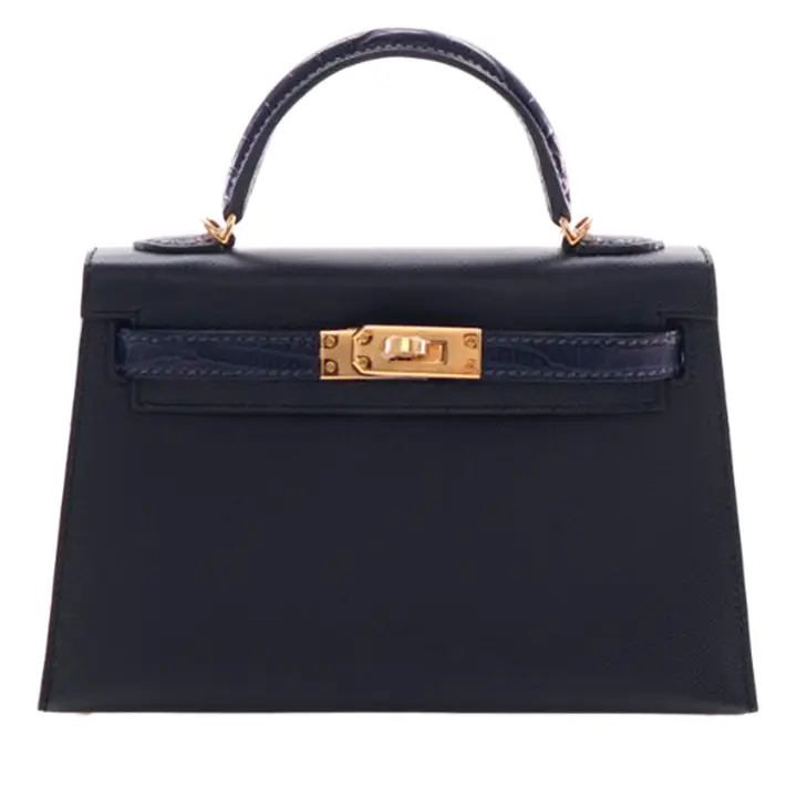 Black Madame and Bleu Marine Mississippiensis Alligator Touch Mini
