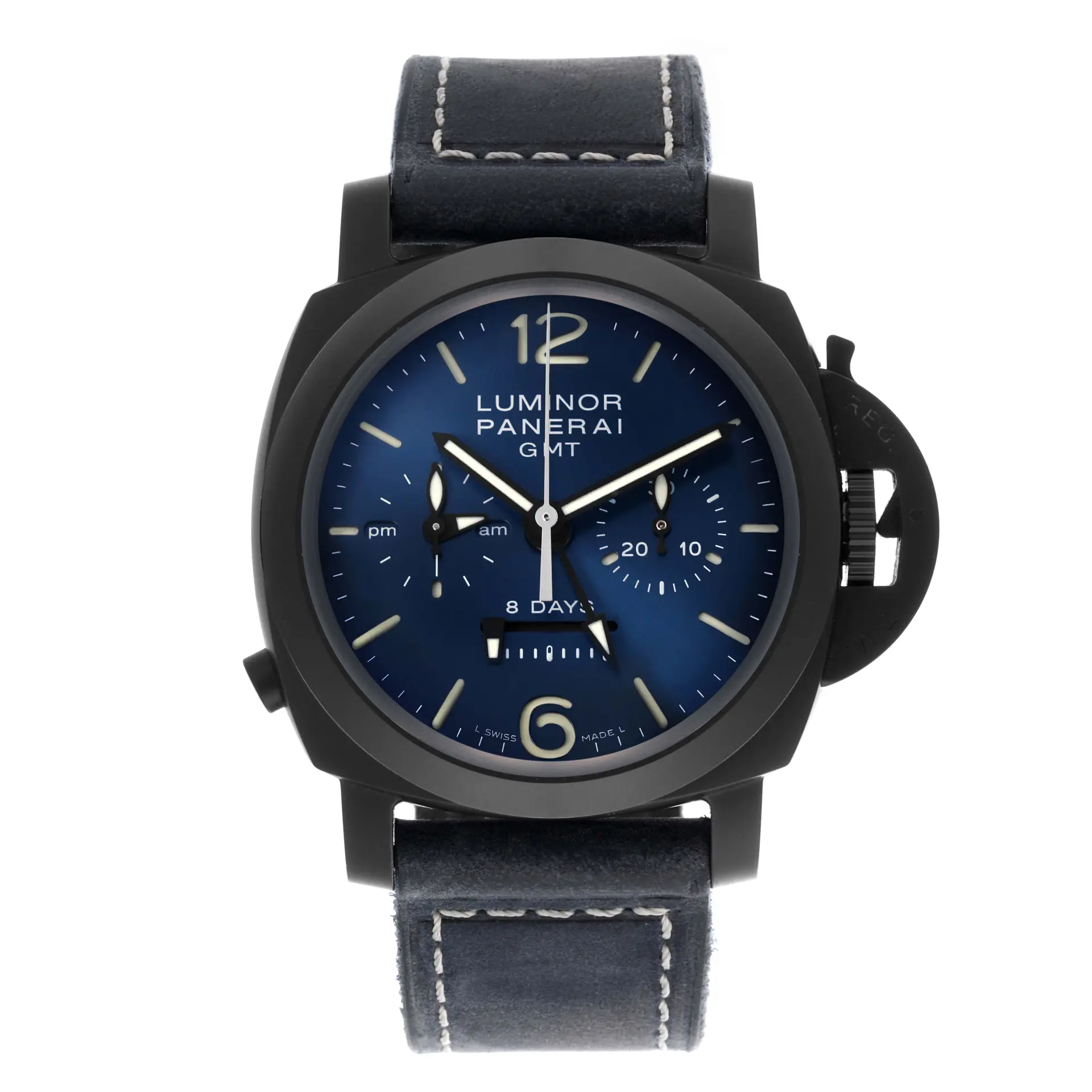 Luminor GMT Limited Edition 'Blu Notte' (Reference PAM01135). A 44mm