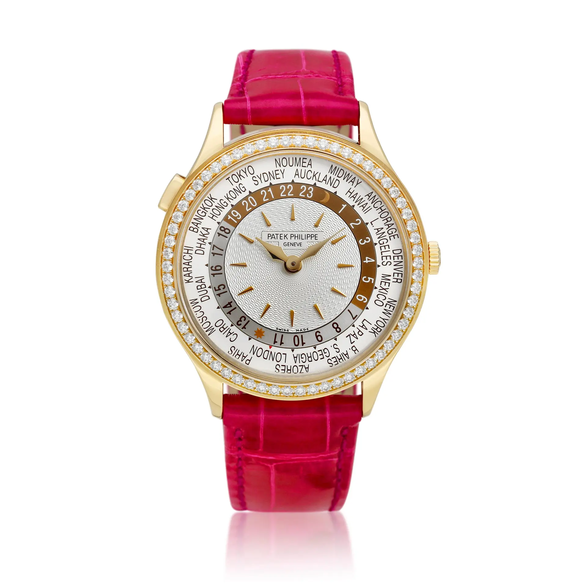 Complications (Reference 7130R-013). A 36mm rose gold diamond-set