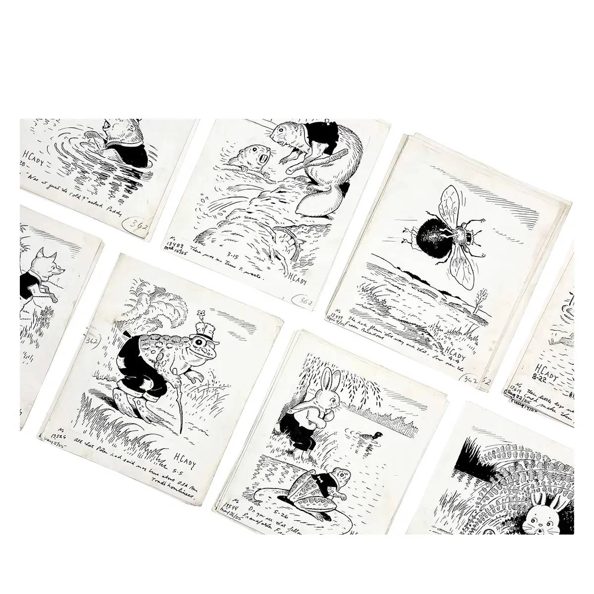 Collection Of Final Illustrations For Thornton Burgess's Bedtime Story Column