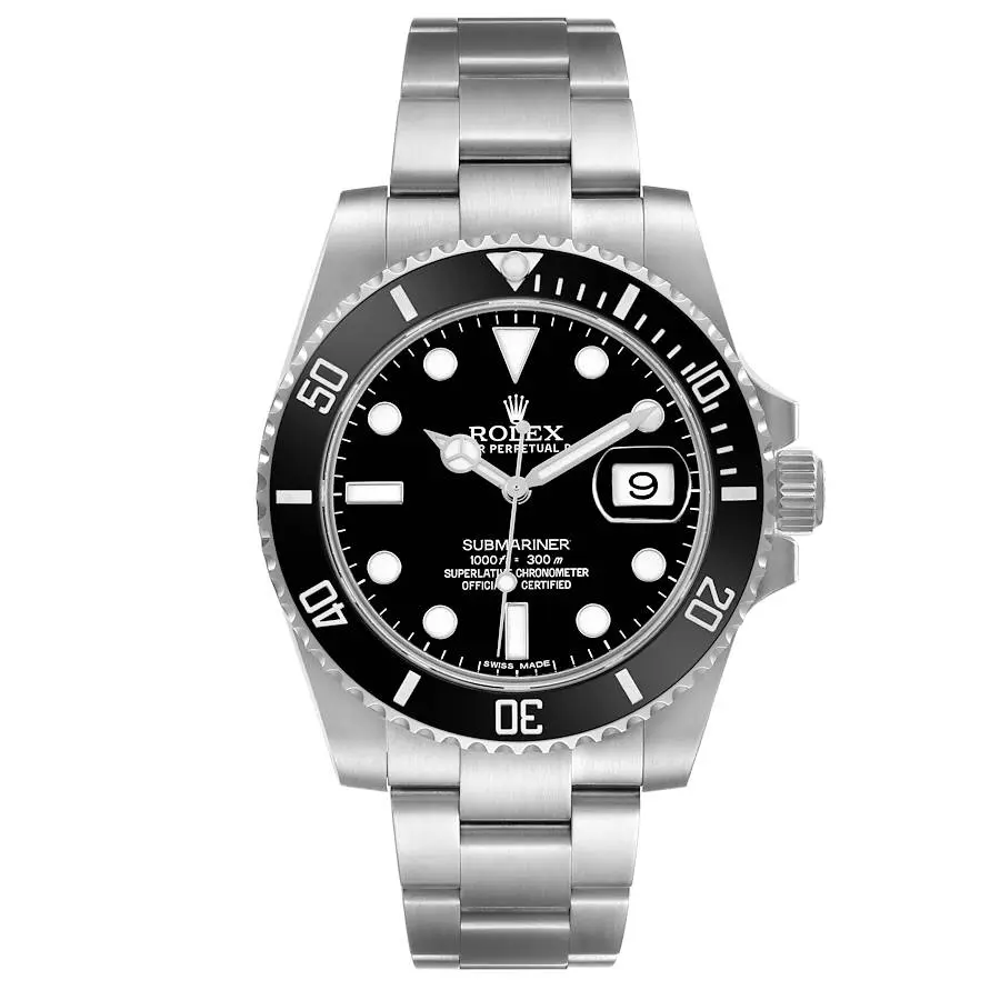 Submariner (Reference 116610). A 40mm stainless steel automatic wristwatch