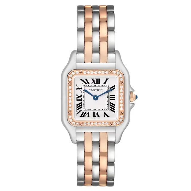 Panthere Medium (Reference W3PN0015). A 36.5mm stainless steel rose