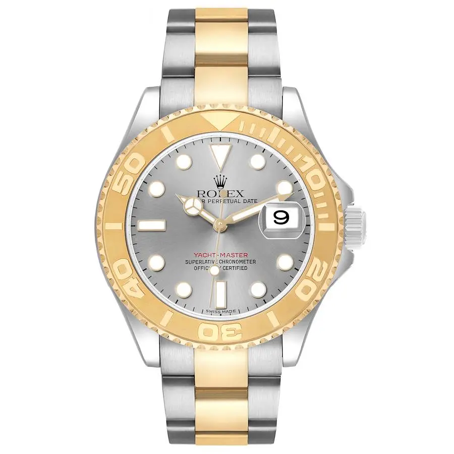 Yacht-Master (Reference 16623). A 40mm yellow gold stainless steel