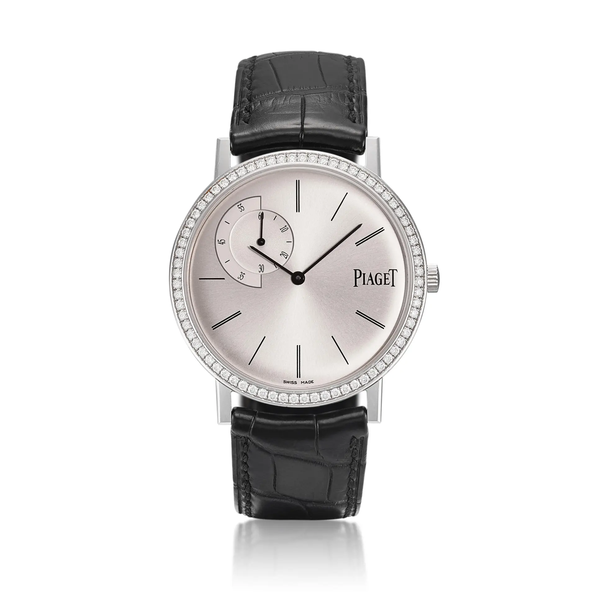 Altiplano (Reference P10706). A white gold and diamond-set mechanical
