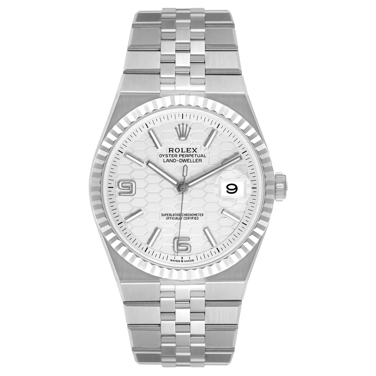 Land-Dweller (Reference 127334). A 40mm unworn stainless steel white