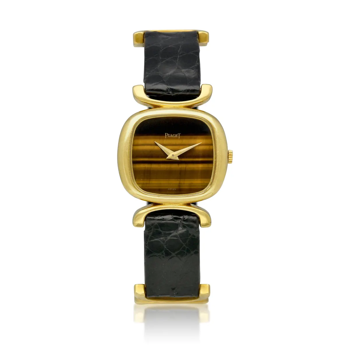 Piaget (Reference 9451D). A yellow gold mechanical wristwatch with