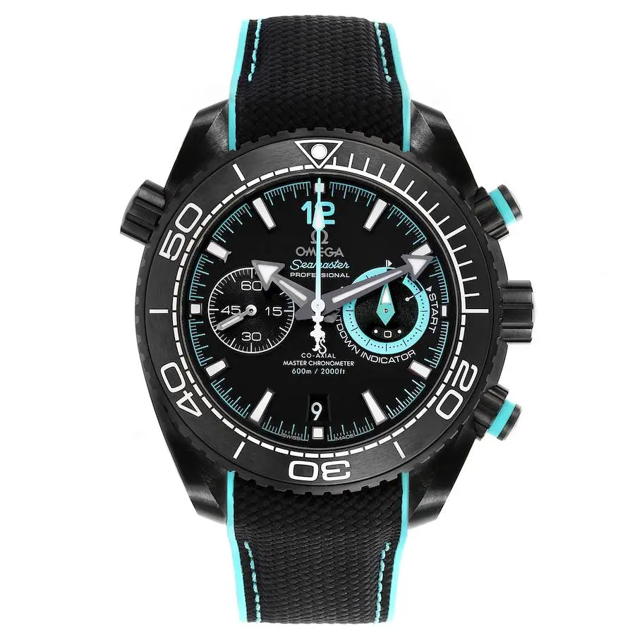 Seamaster Planet Ocean (Reference 215.92.46.51.01.003). A 45.5mm black