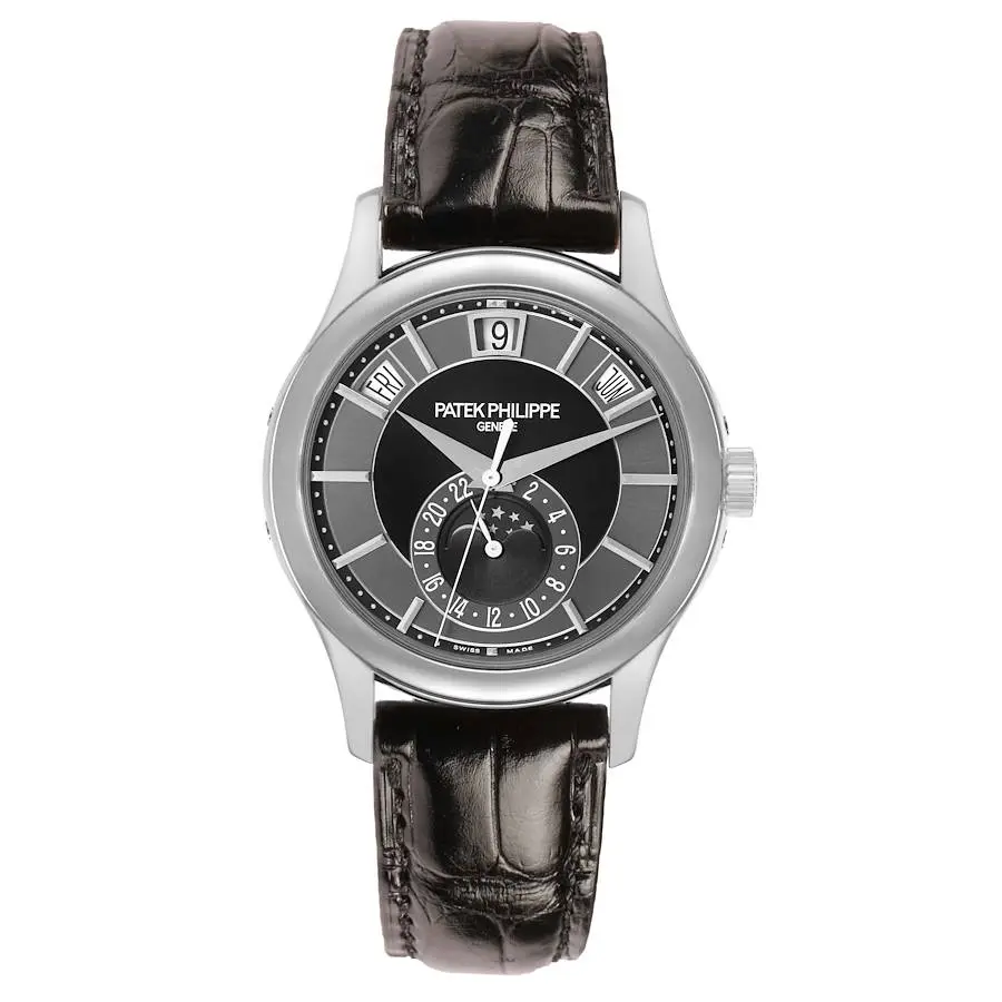 Complications (Reference 5205G-010). A 40mm white gold automatic wristwatch