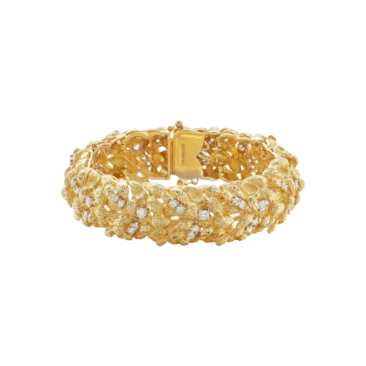 Vintage Gold and Diamond Bracelet