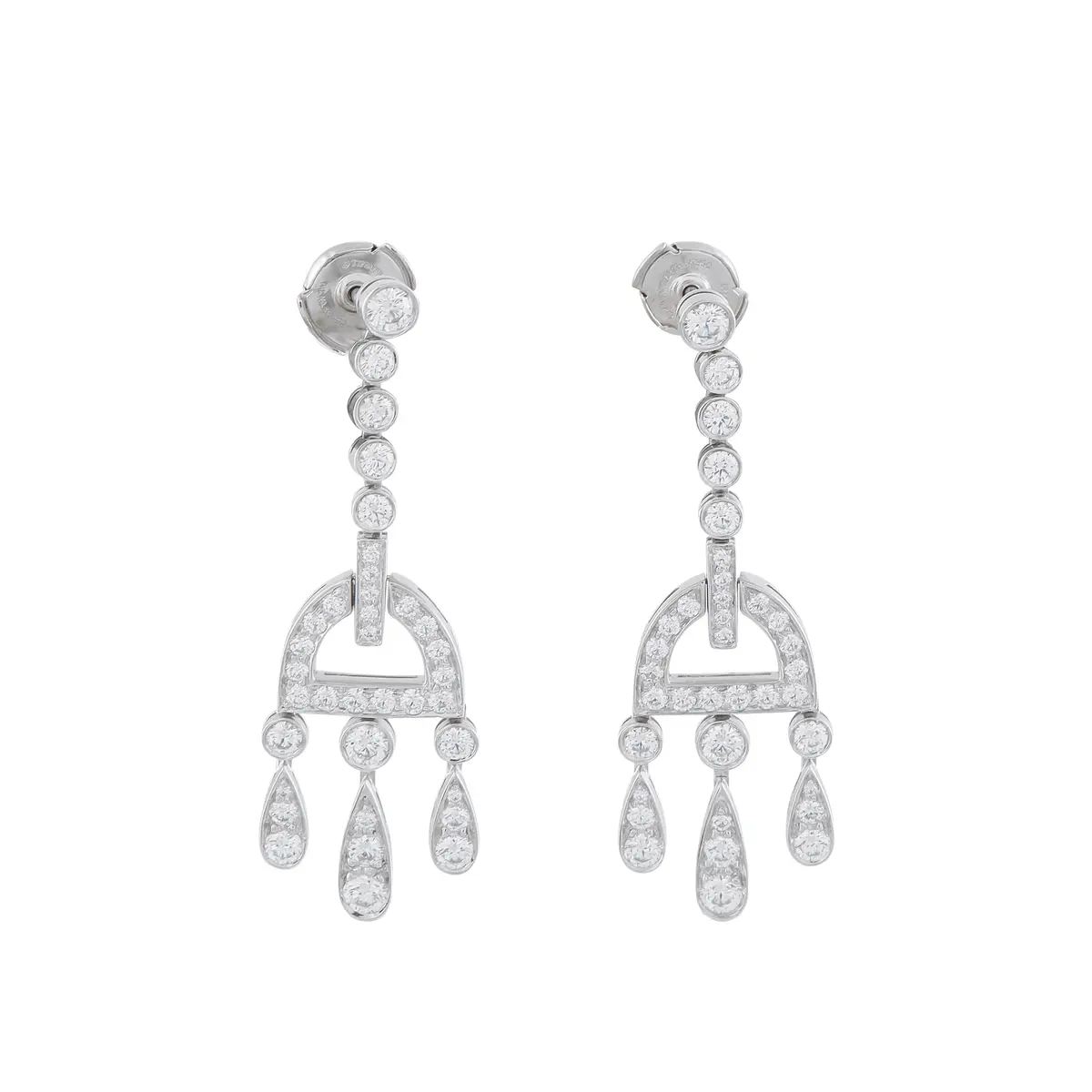 Platinum and Diamond Legacy Chandelier Earrings