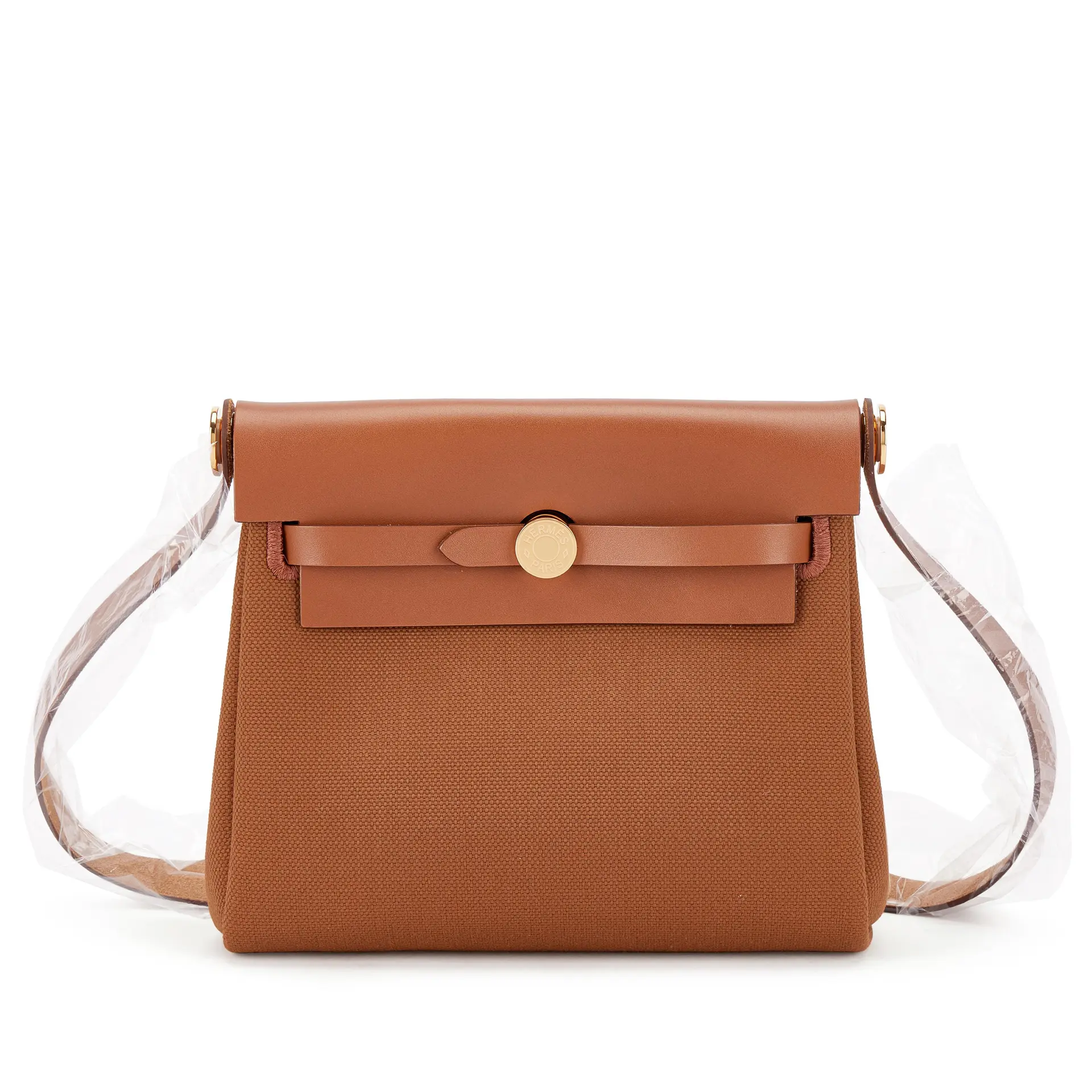 Gold Vache Hunter and Toile Mini Herbag Zip 20 Gold Hardware, 2026